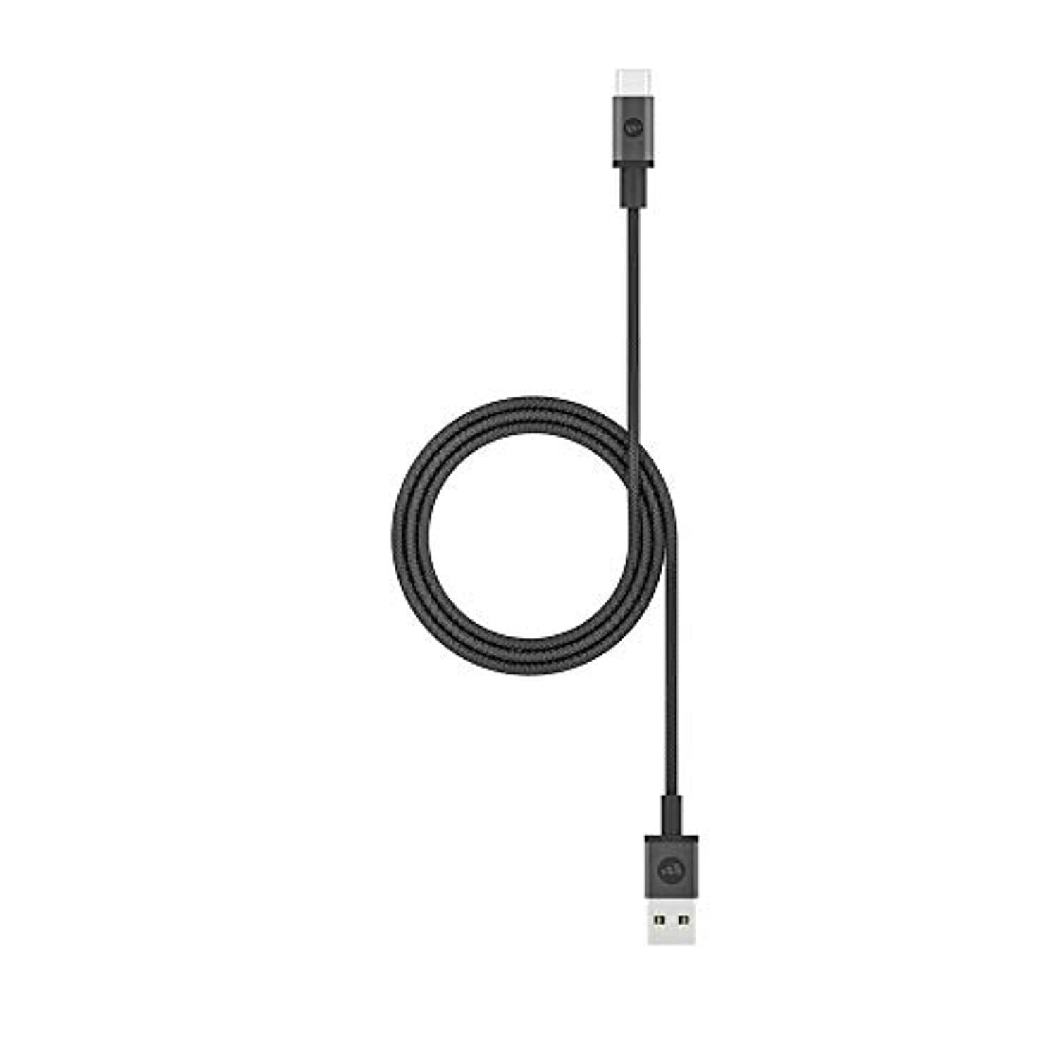 mophie fast charge usb-a to usb-c cable - 1m cable - black