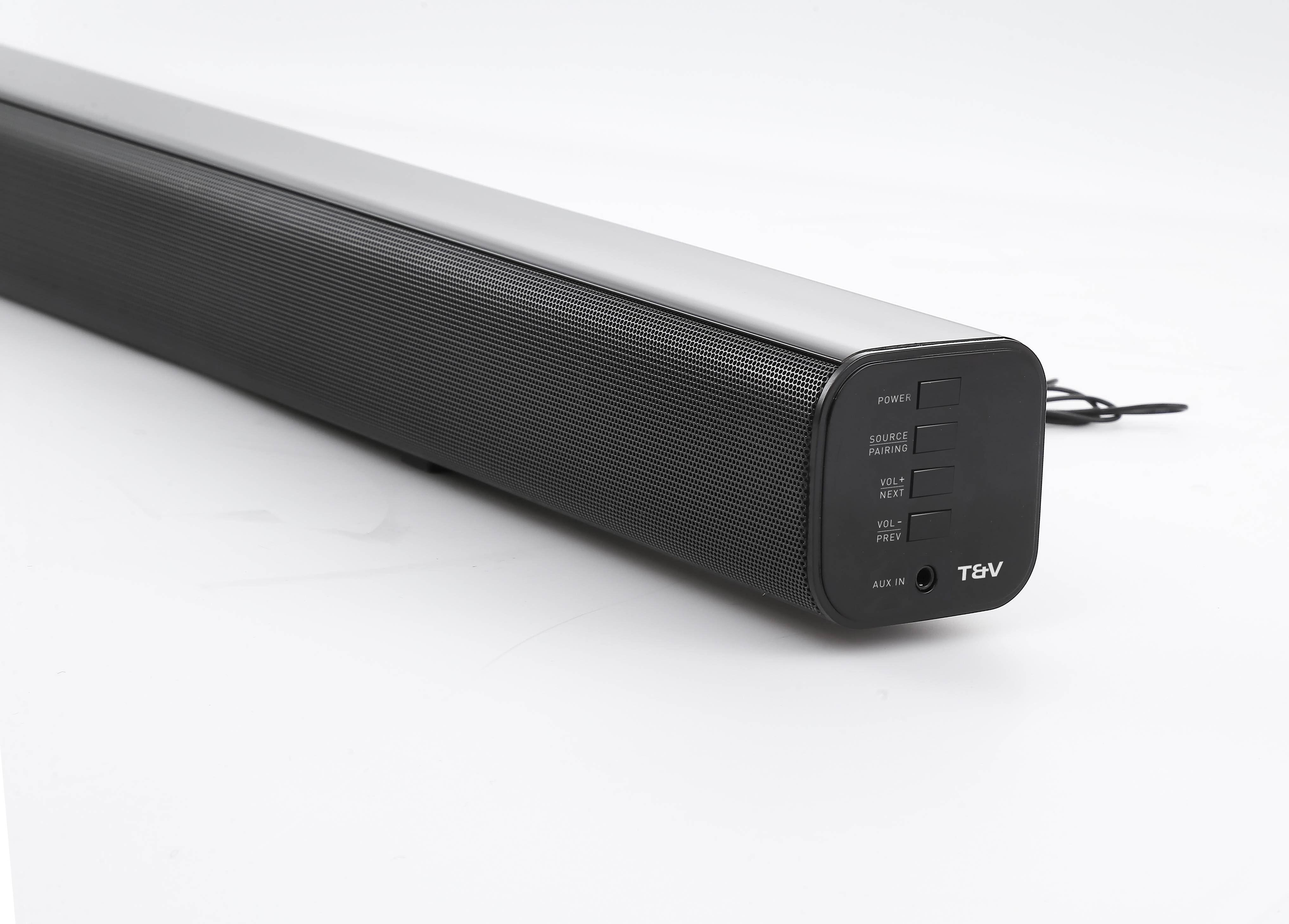 Thonet and Vander DUNN Sound Bar 2.1 with Wireless Subwoofer Bluetooth 250W Peak Power Speaker System for Home Theater