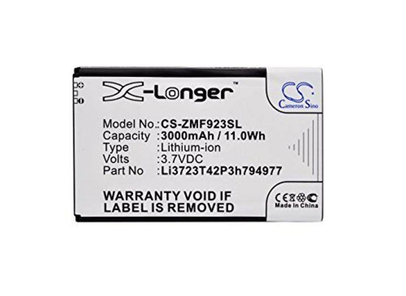 Cameron sino 3000mAh Li-Polymer Battery For AT and T Velocity 4G LTE, ZTE MF923, VELOCITY, fits ZTE Li3723T42P3h794977 LI3728T42P3H794977 (4351533116)