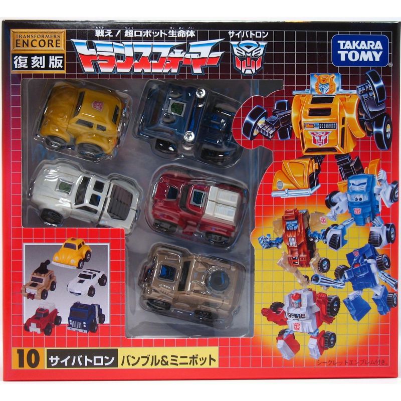 10 Minibots Set Transformers G1 | Transformers Encore Action figures