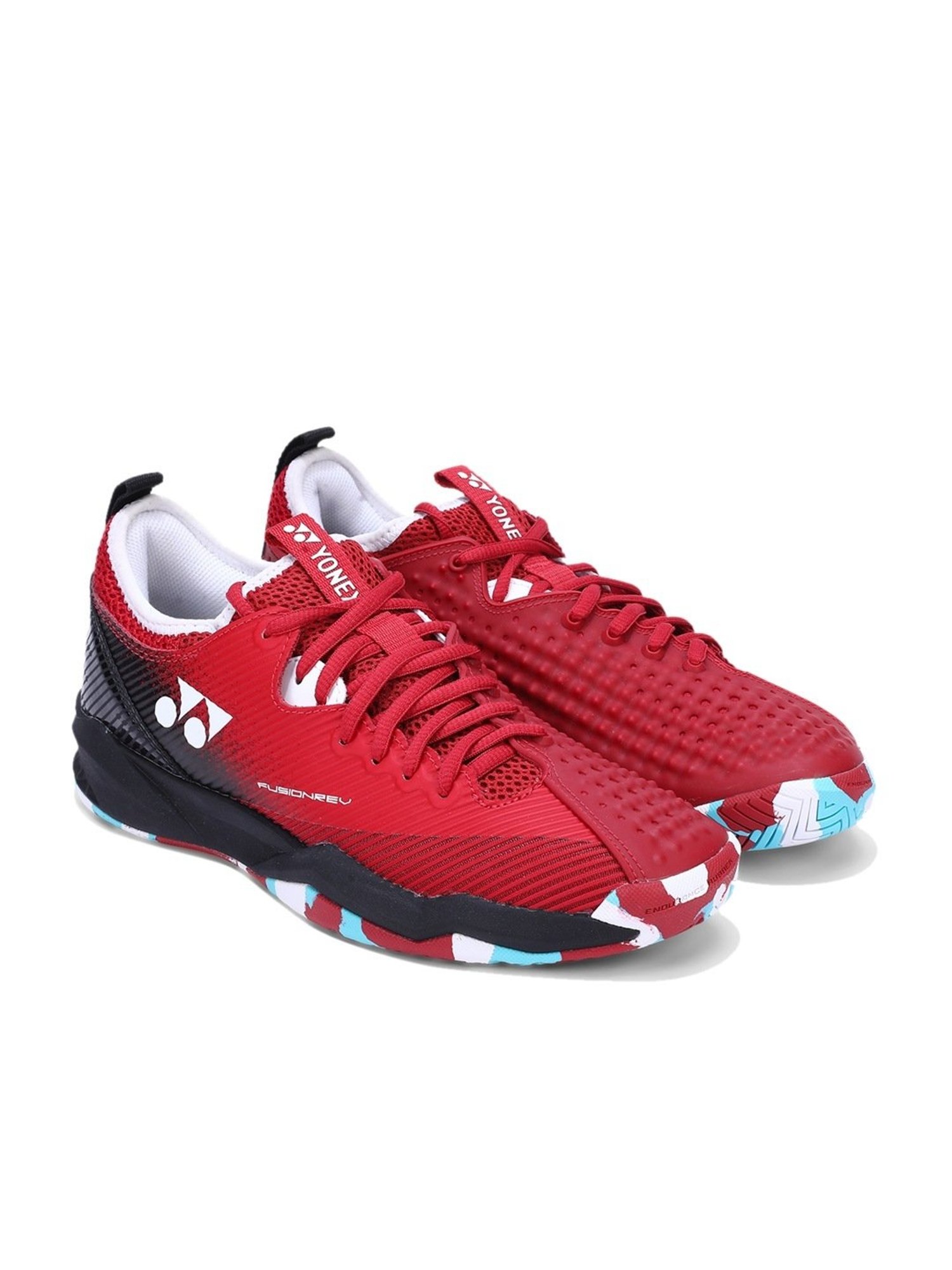 Yonex TENNIS SHOE FUSIONREV4 RED NON MARKING POWER CUSHION+