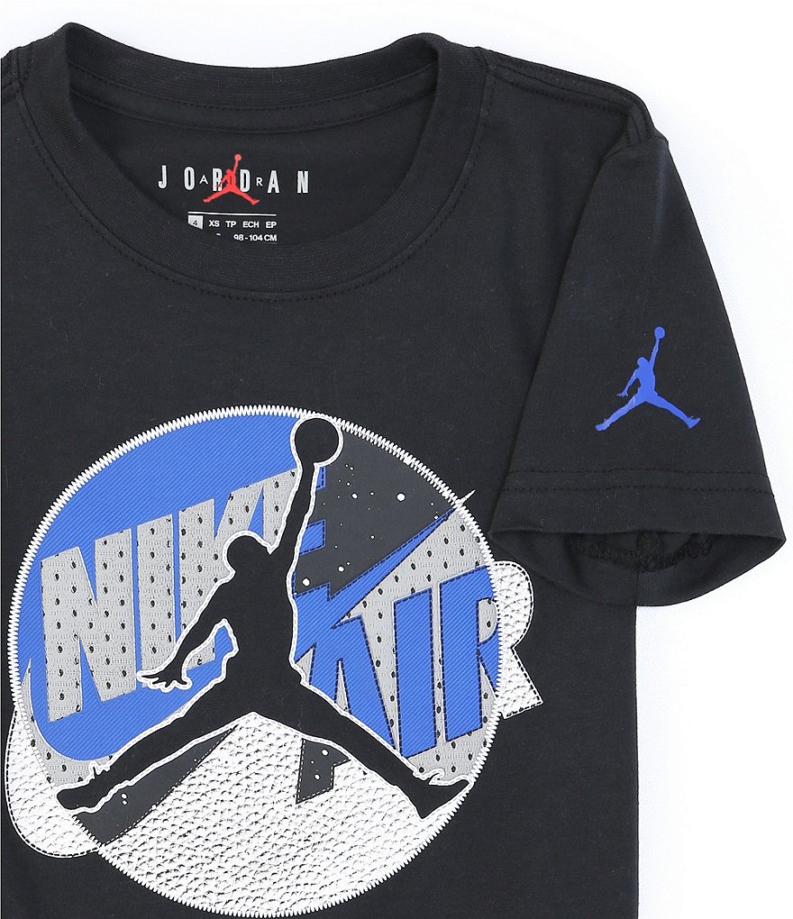 Jordan Little Boys 4-7 Short-Sleeve Jumpman Patched Graphic Tee