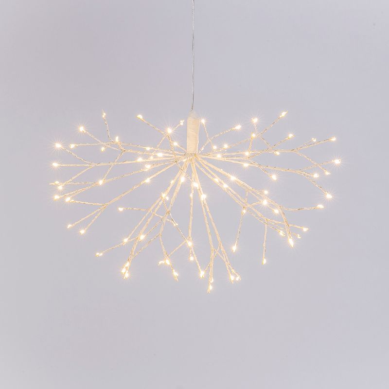 Gerson International 15.75 Inch Diameter Electric Lighted Starburst with 92 Micro LED Lights