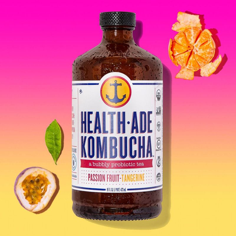 Health-Ade Passion Fruit Tangerine Kombucha - 16 fl oz