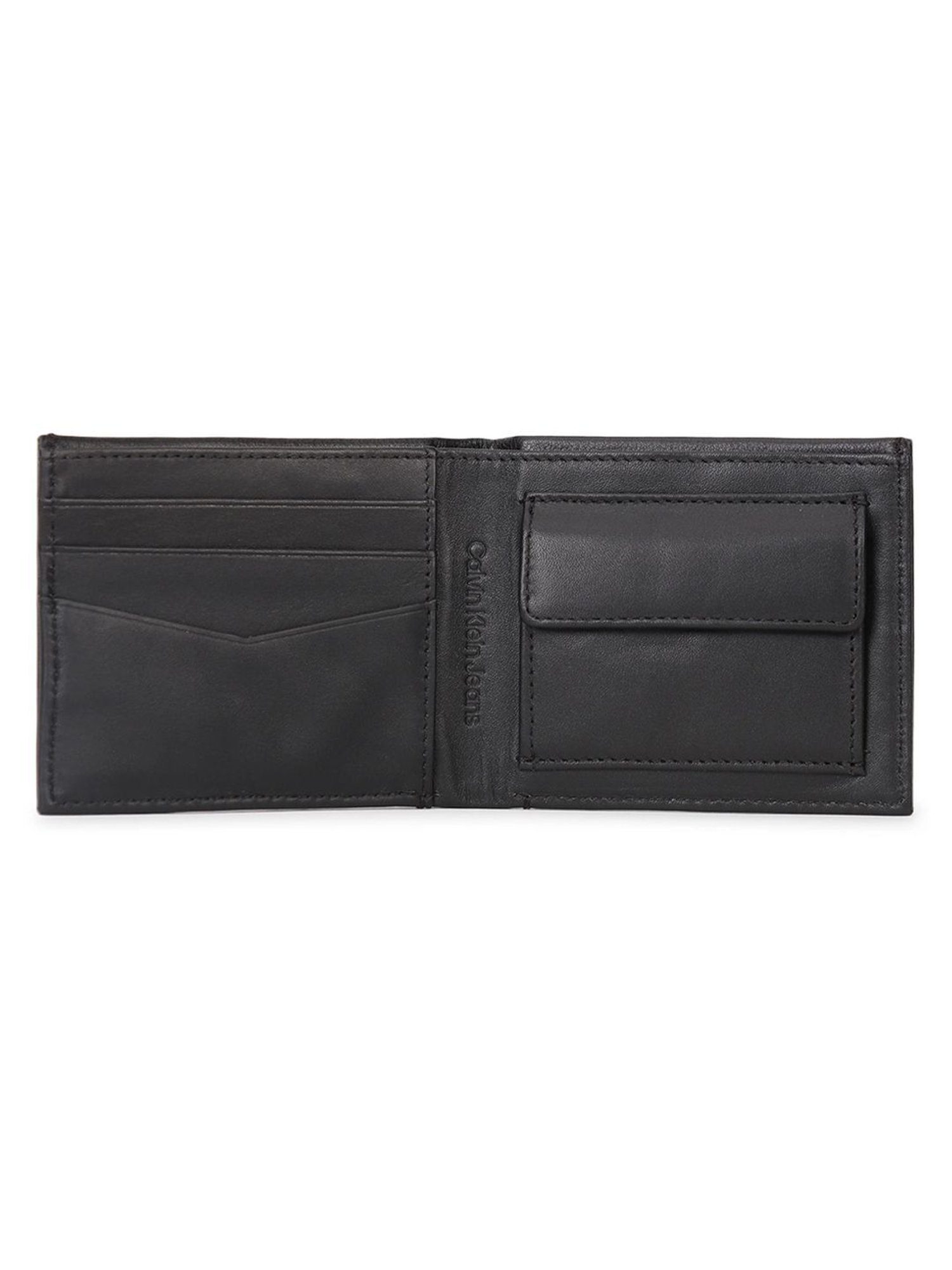 Calvin Klein Black Hardware Medium Bi-Fold Wallet