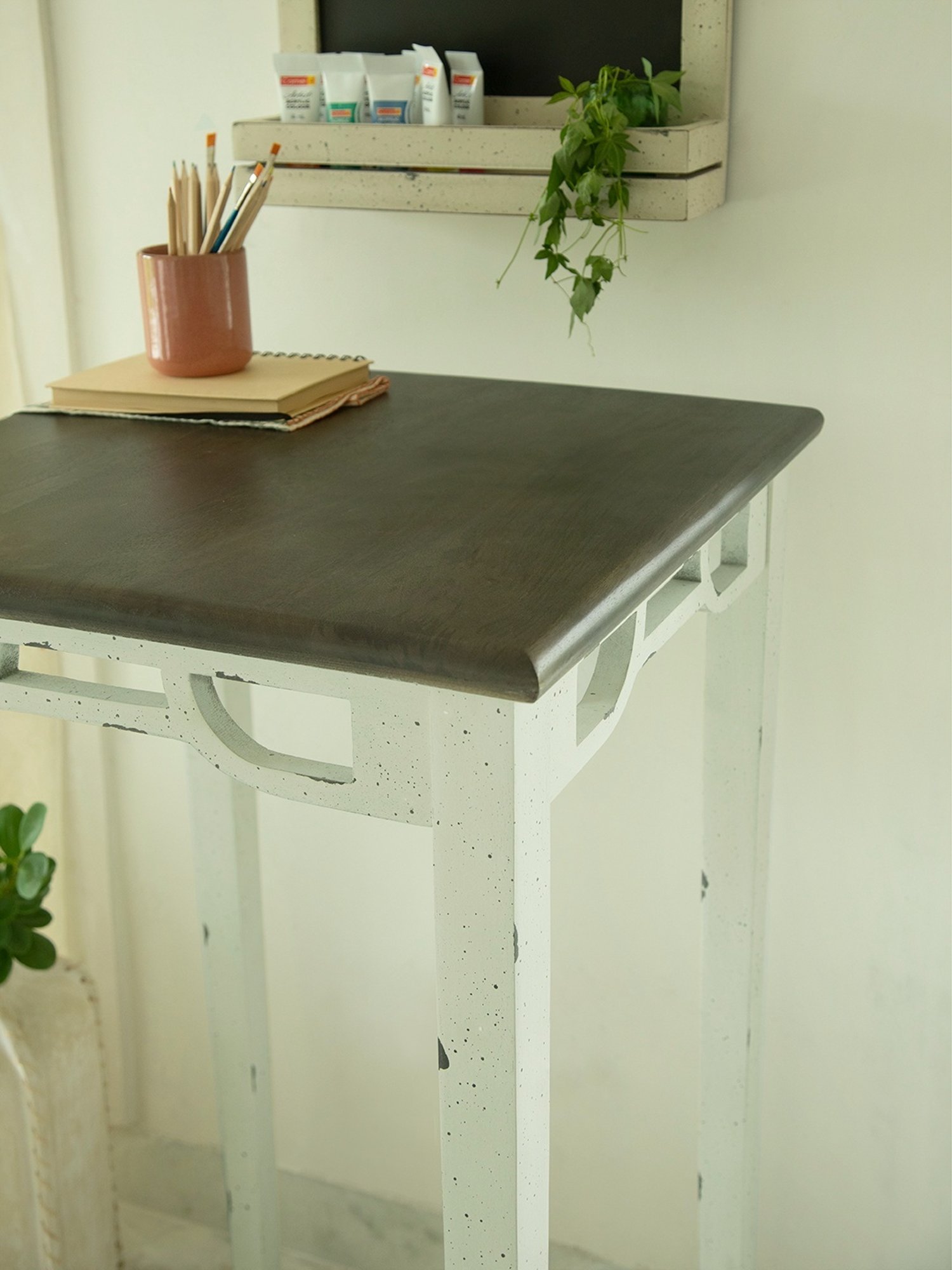 Artisans Rose Vote Hand-painted Multicolor Iron Ballot Box