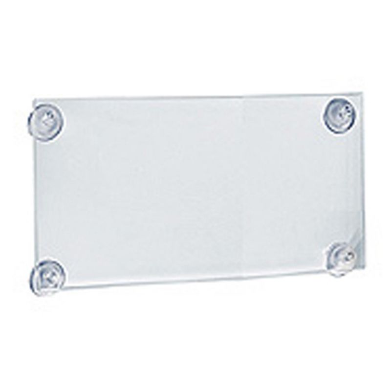 Azar 11" x 8.5" Sign Frame with suction cups 2ct