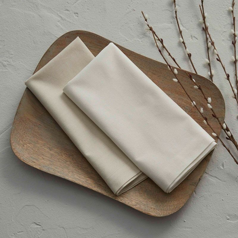 Split P Elements Solid Napkin Set - Natural