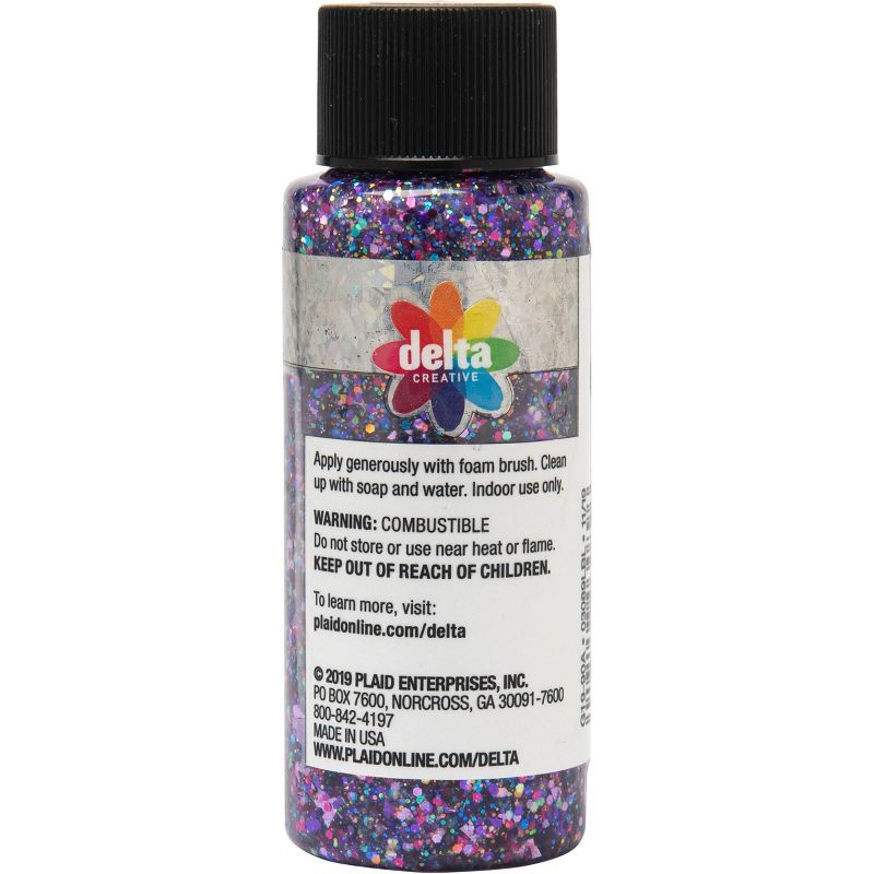 Delta Ceramcoat Glitter Explosion Acrylic Paint (2oz) - Princess