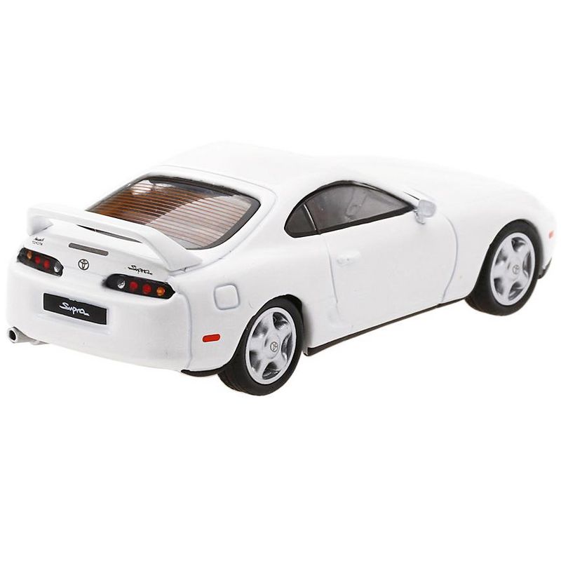 Toyota Supra (JZA80) LHD Super White Limited Edition to 4,800 pieces 1/64 Diecast Model Car by True Scale Miniatures