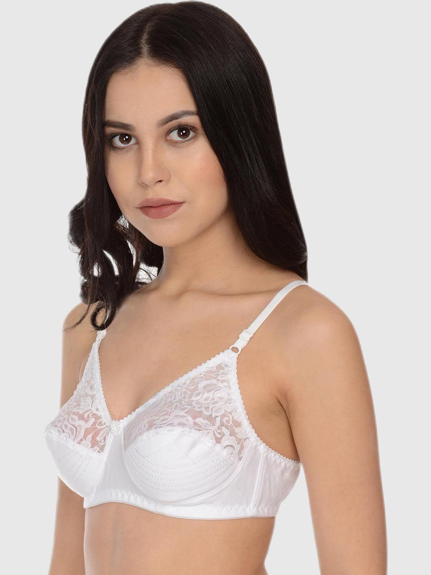 Mod & Shy Multi Lace Print Bra Set