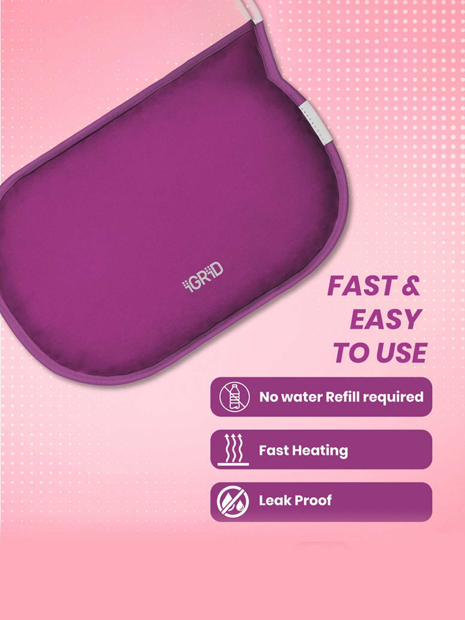 HealthSense YM 602 Yoga Mat (Black & Grey)