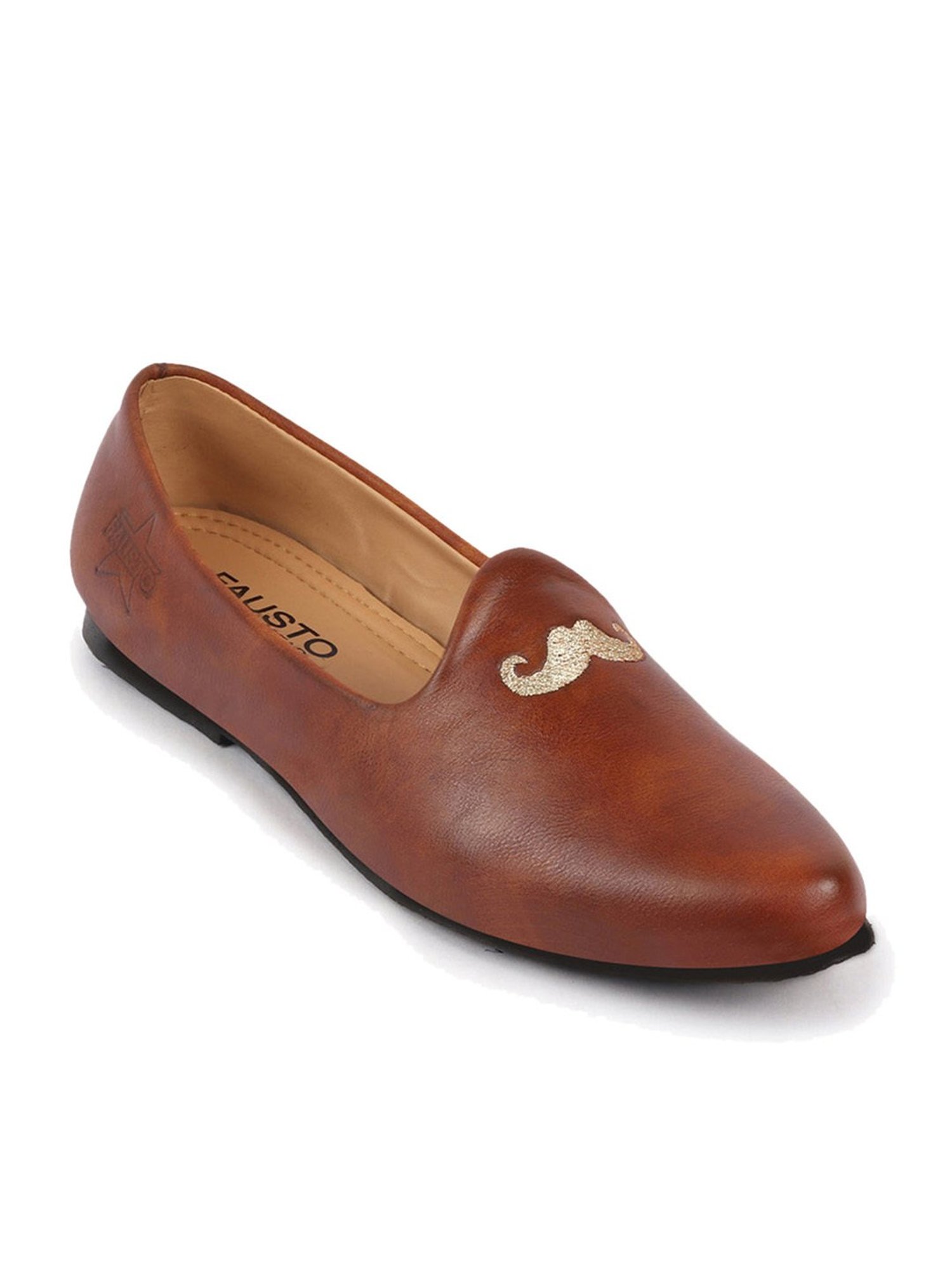 Walkway Men's Black Ethnic Juttis