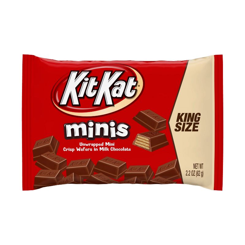Kit Kat King Size Minis Crisp Wafers in Milk Chocolate Bag - 2.2oz