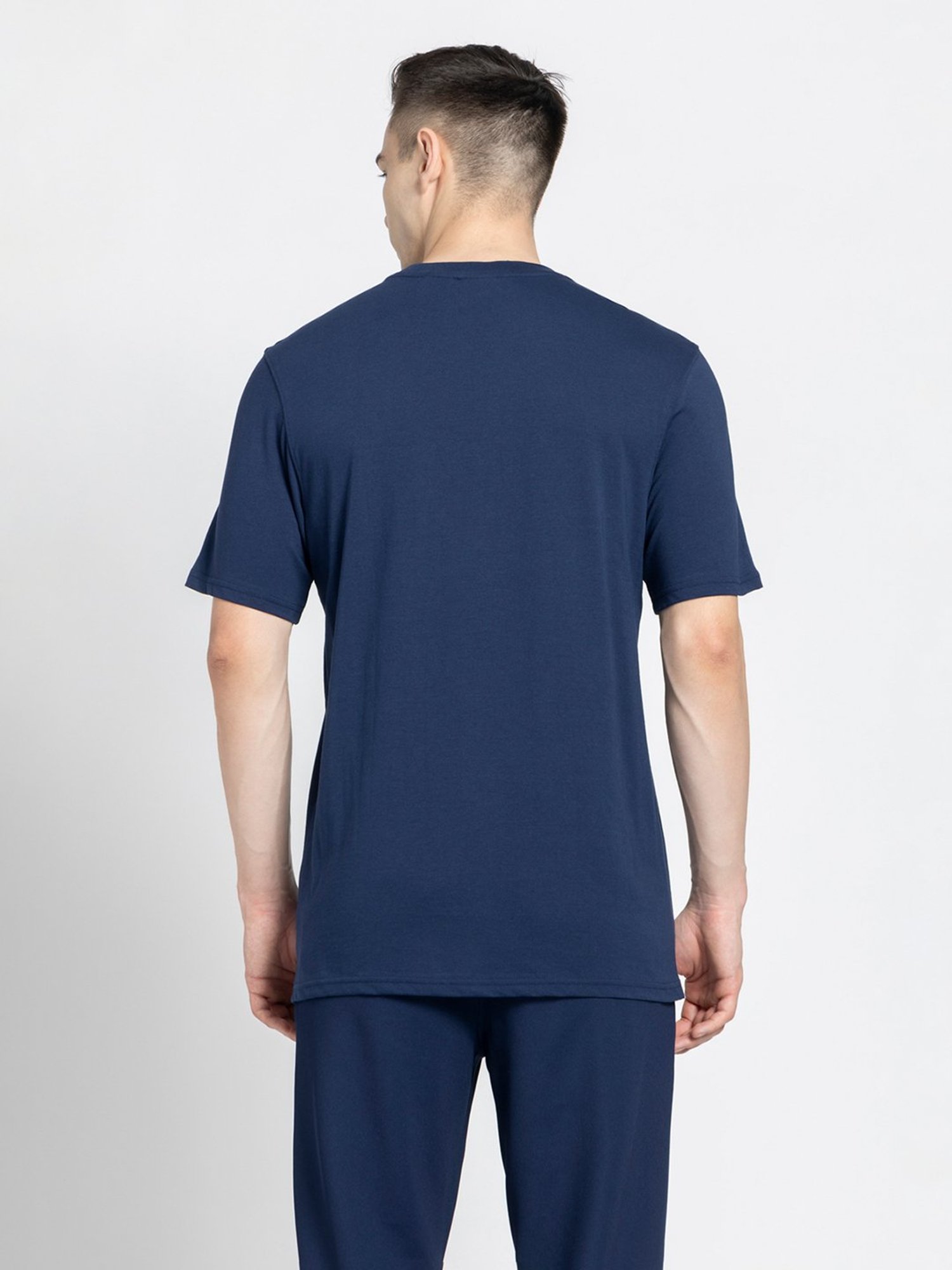 Adidas Originals Essentials Navy Regular Fit Cotton T-Shirt