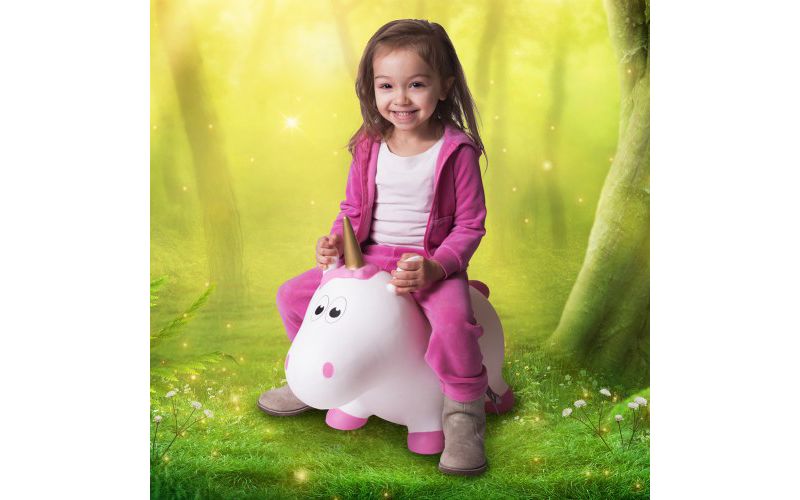 Farm Hoppers Fantasy Inflatable Bouncing Unicorn