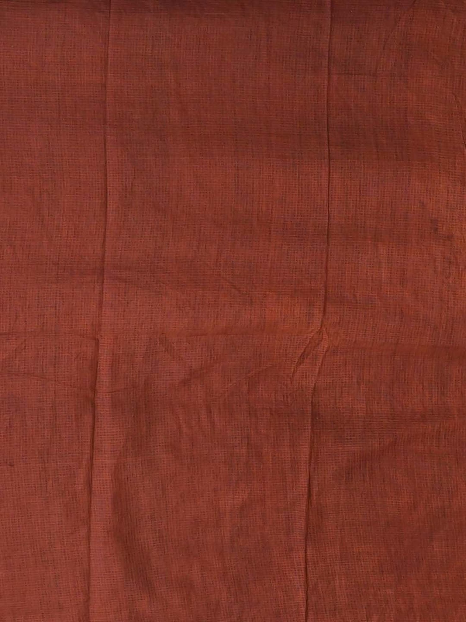 Unnati Silks Brown Cotton Printed Saree With Unstitched Blouse