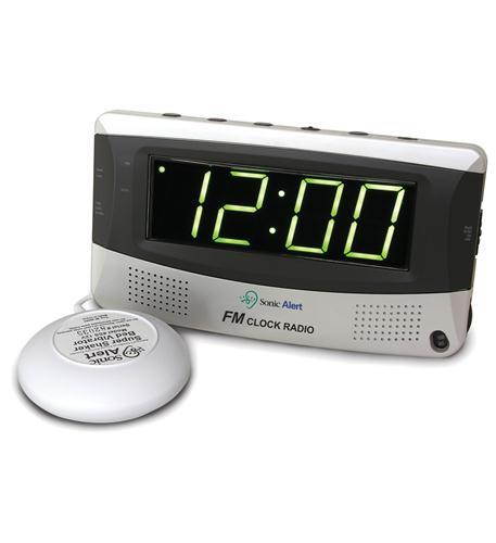 Sonic Bomb SA-SBR350SS Sonic Boom Alarm FM Radio