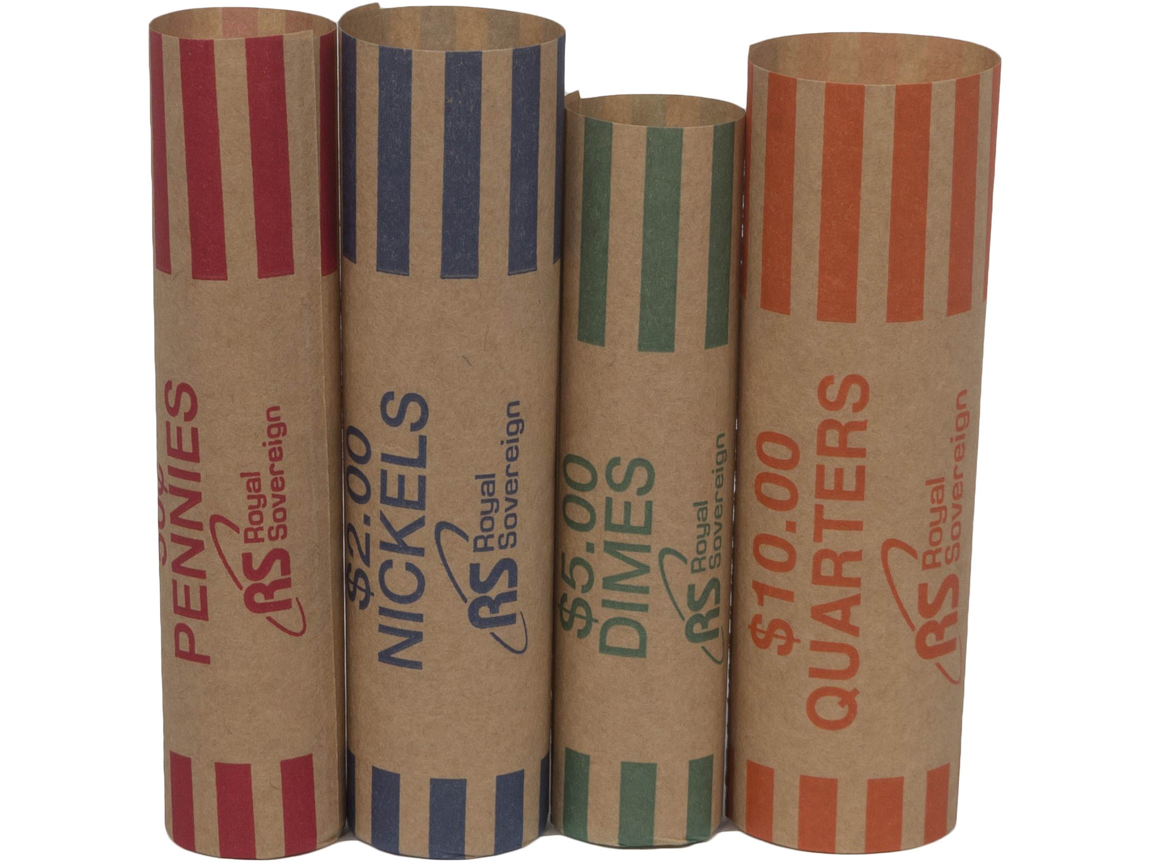 Royal Sovereign FSW-504A Preformed Coin Wrappers 504 Assortment Pack