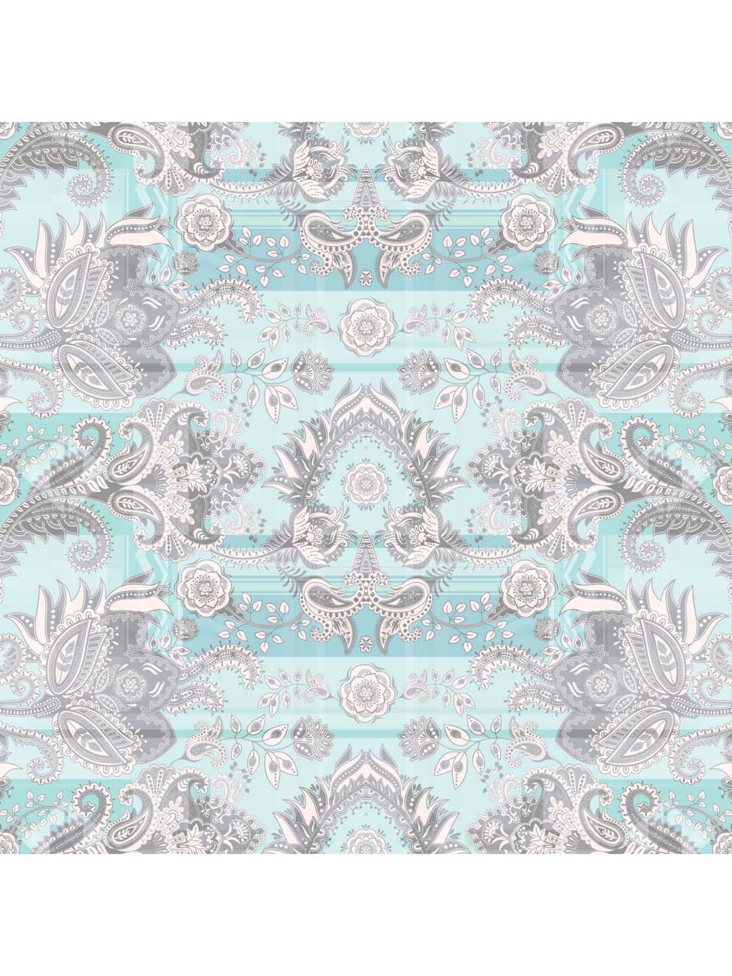 Welspun Bliss Light Silver & Blue Microfibre 120 GSM Shell Double Bed Quilt