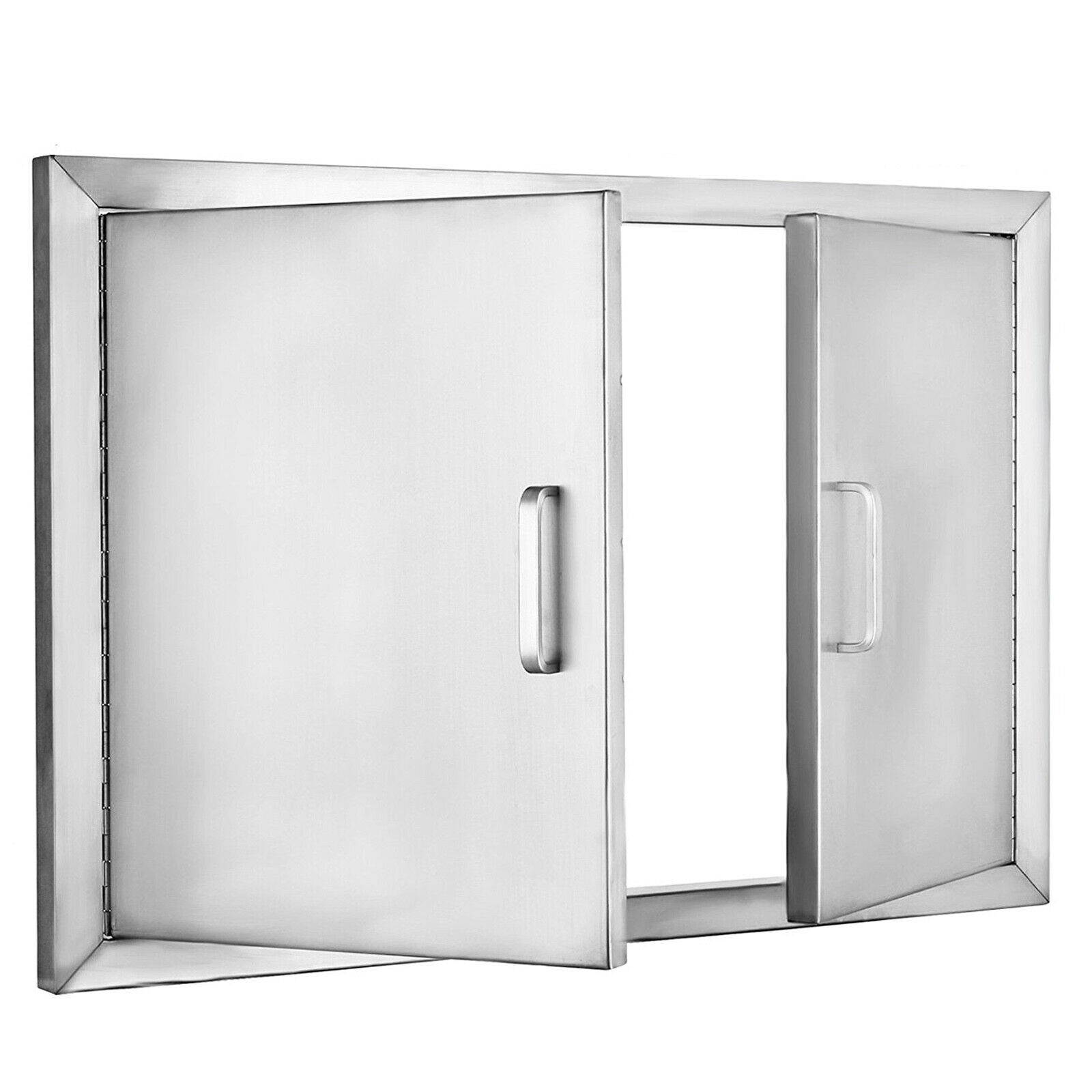 30.5" OUTDOOR KITCHEN BBQ ISLAND 304 STAINLESS STEEL DOUBLE ACCESS DOOR USA