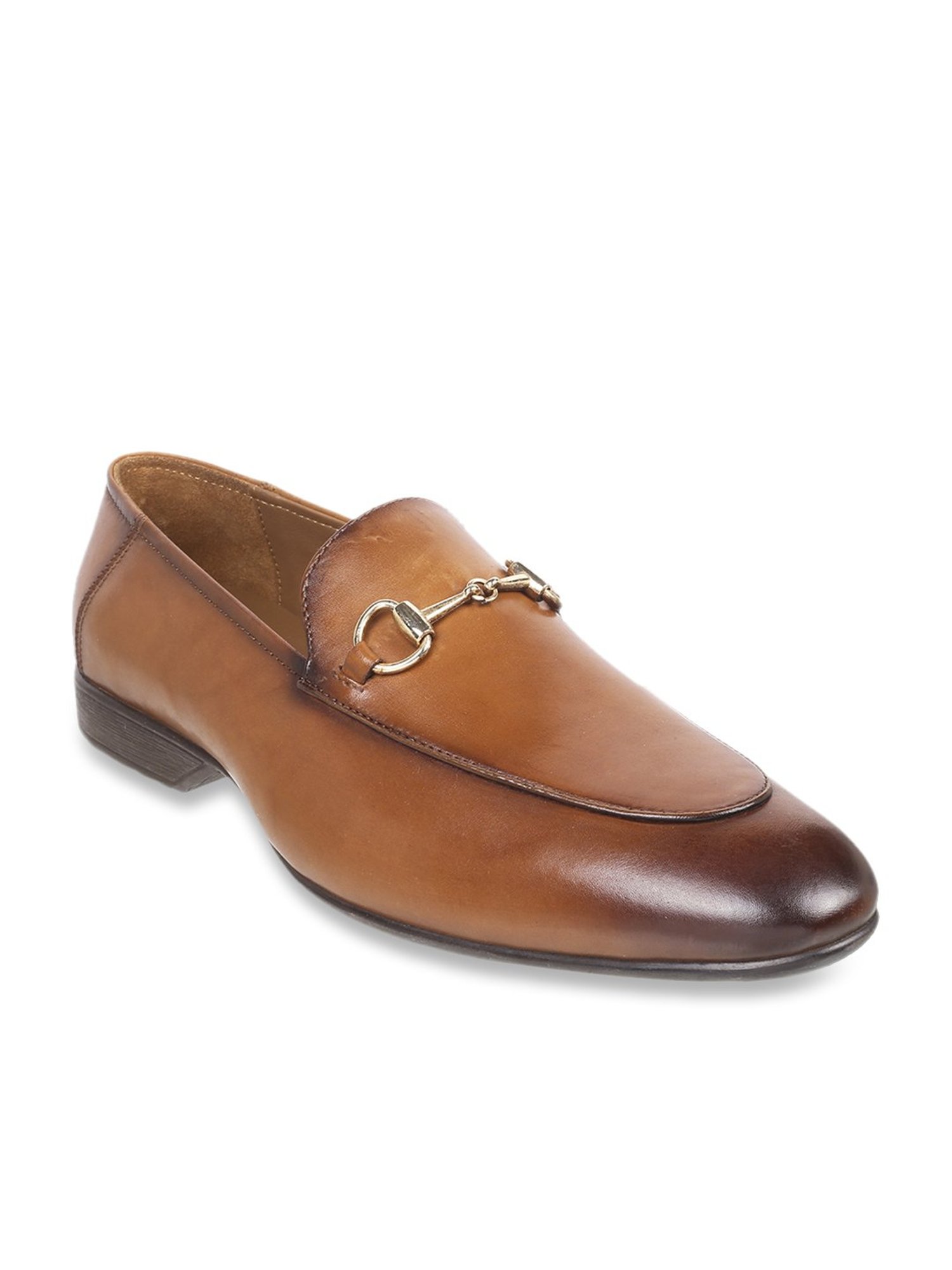 Metro Men's Tan Formal Loafers