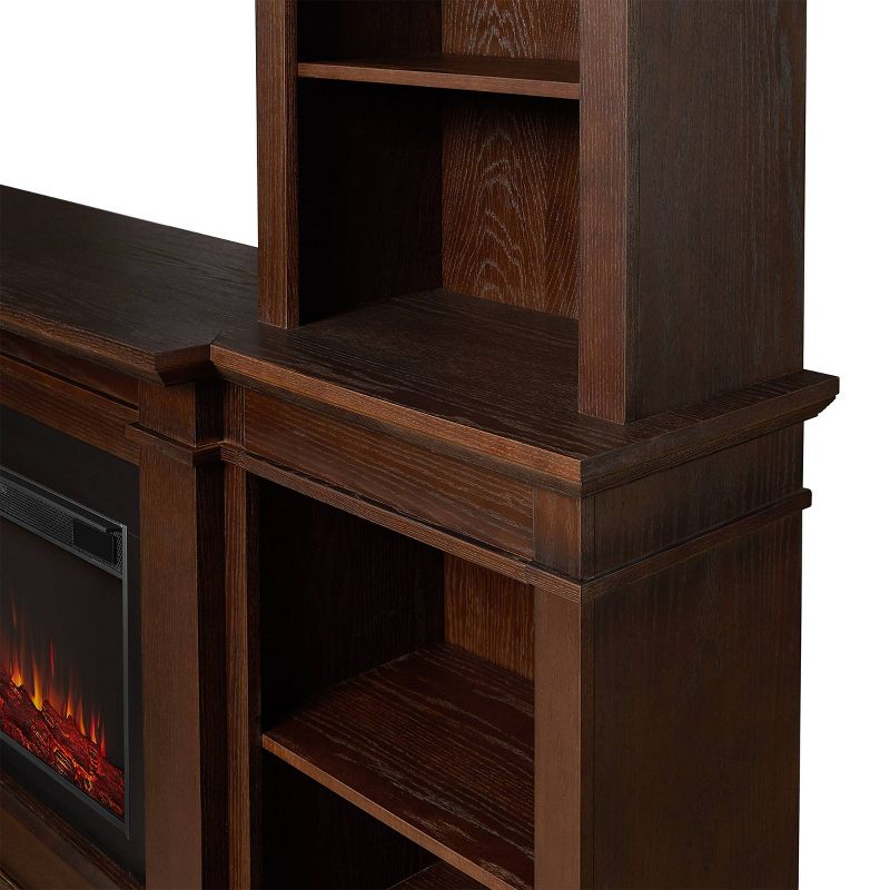 Real Flame Monte Vista Electric Media Fireplace Chestnut Oak