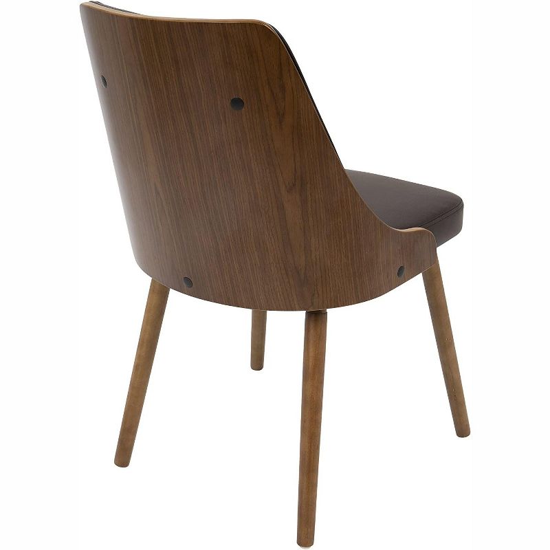 Gianna Dining Chair - Walnut, Brown - LumiSource
