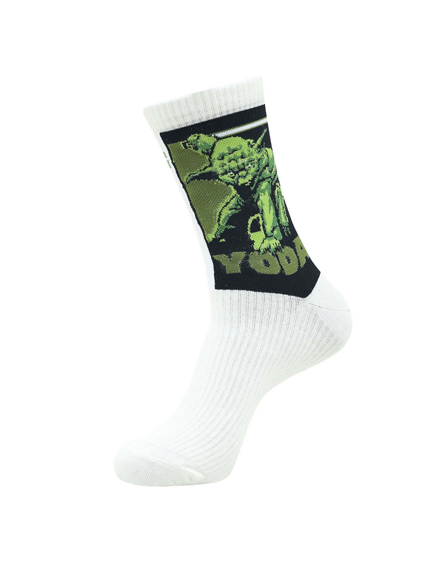BALENZIA Star Wars White Printed Socks (Pack of 4)