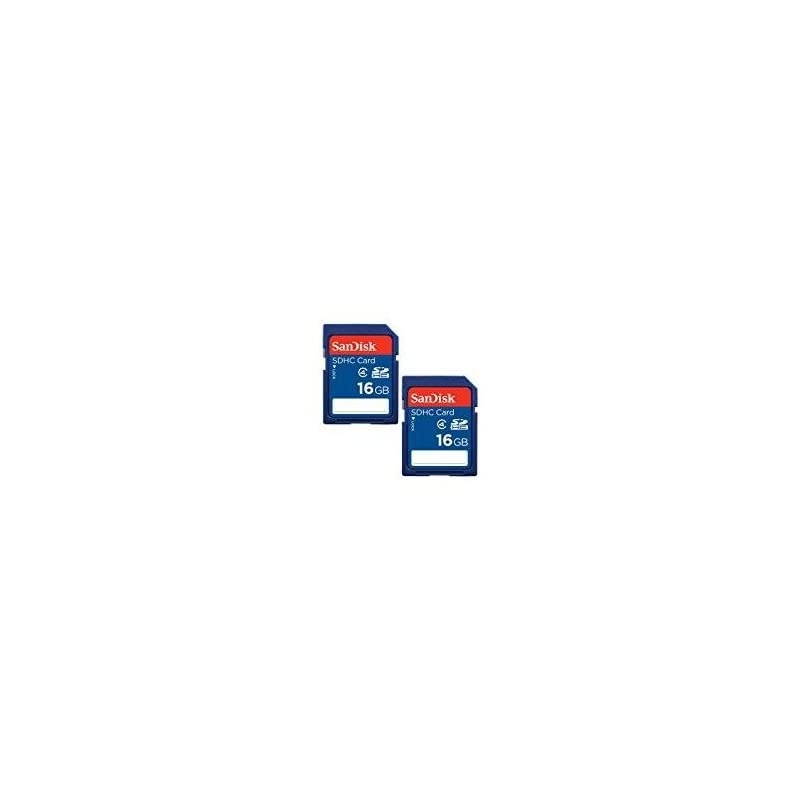 16GB Class 4 SDHC Flash Memory Card 2 Pack SDSDB2L016GB35 Retail Package