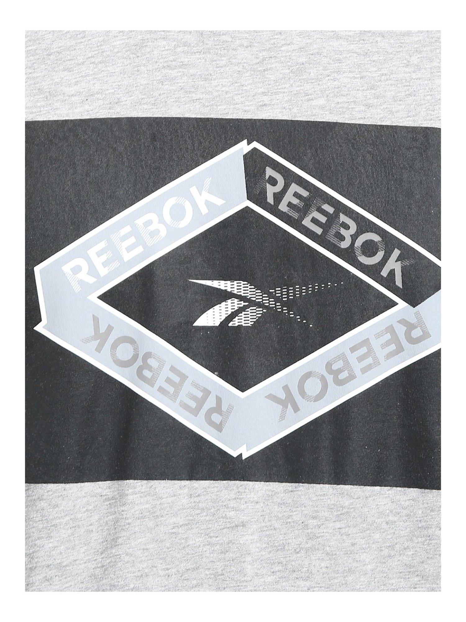 Reebok Grey Printed T-Shirt