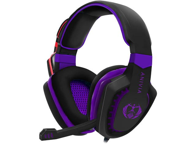 Anivia AH28 3.5mm Wired Gaming Headset with Microphone,Noise Isolating Volume Control for Pc/Mac/Ps4/Phone