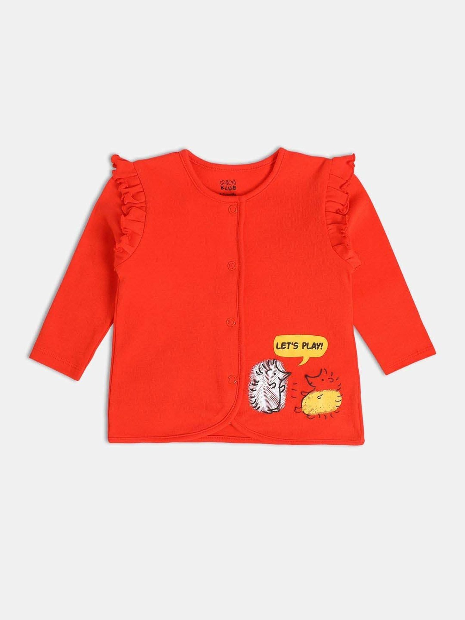 Ed-a-Mamma Baby Blue Printed Top