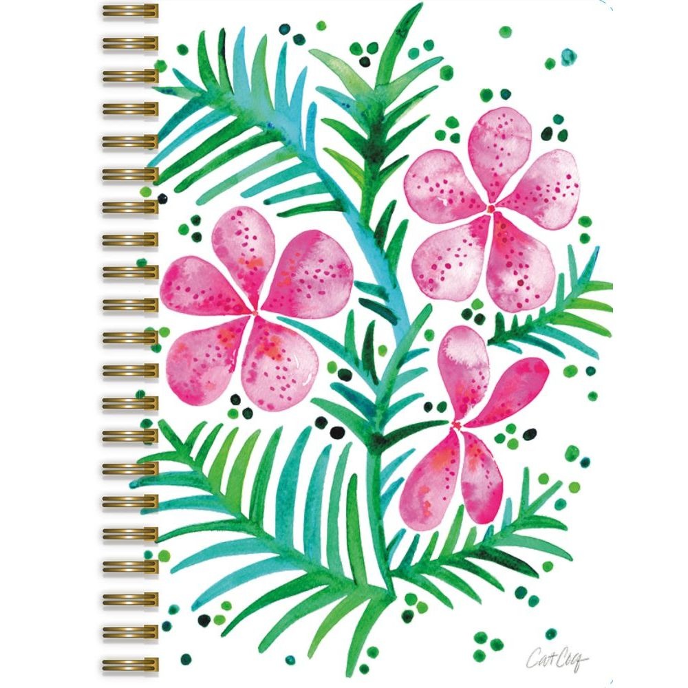 Wells Street by LANG,  Tropical Paradise Elements Spiral Journal by Cat Coquillette