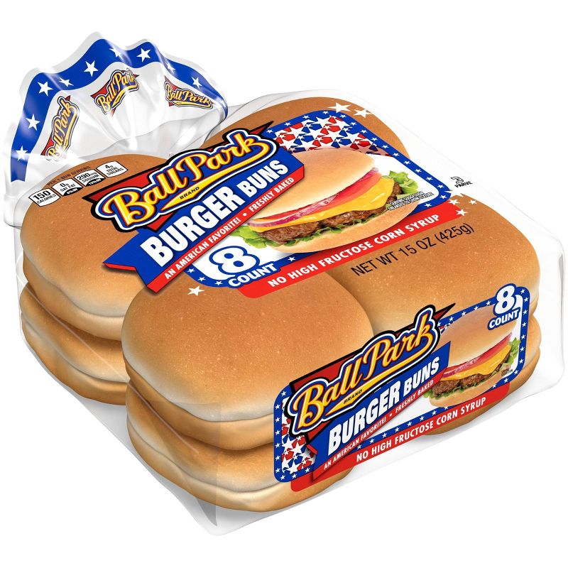 Ball Park Hamburger Buns - 15oz/8ct
