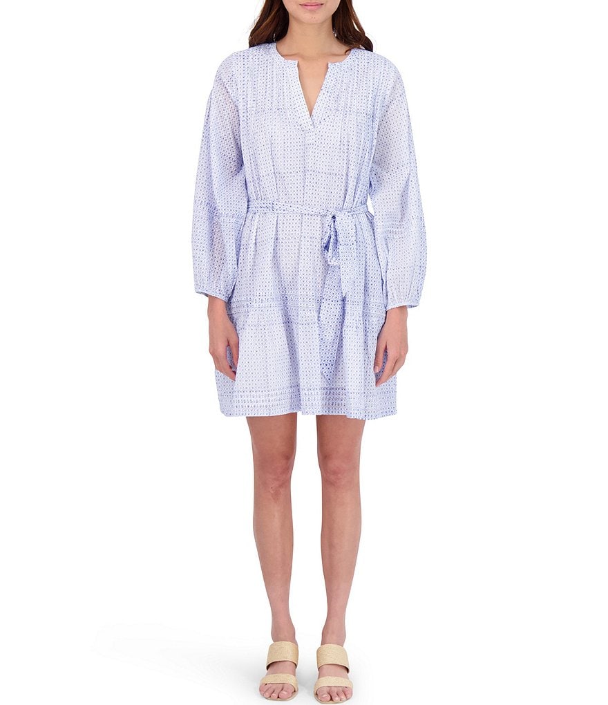 Roller Rabbit Family Matching Surry Nydia Balloon Sleeve Cotton Shift Dress