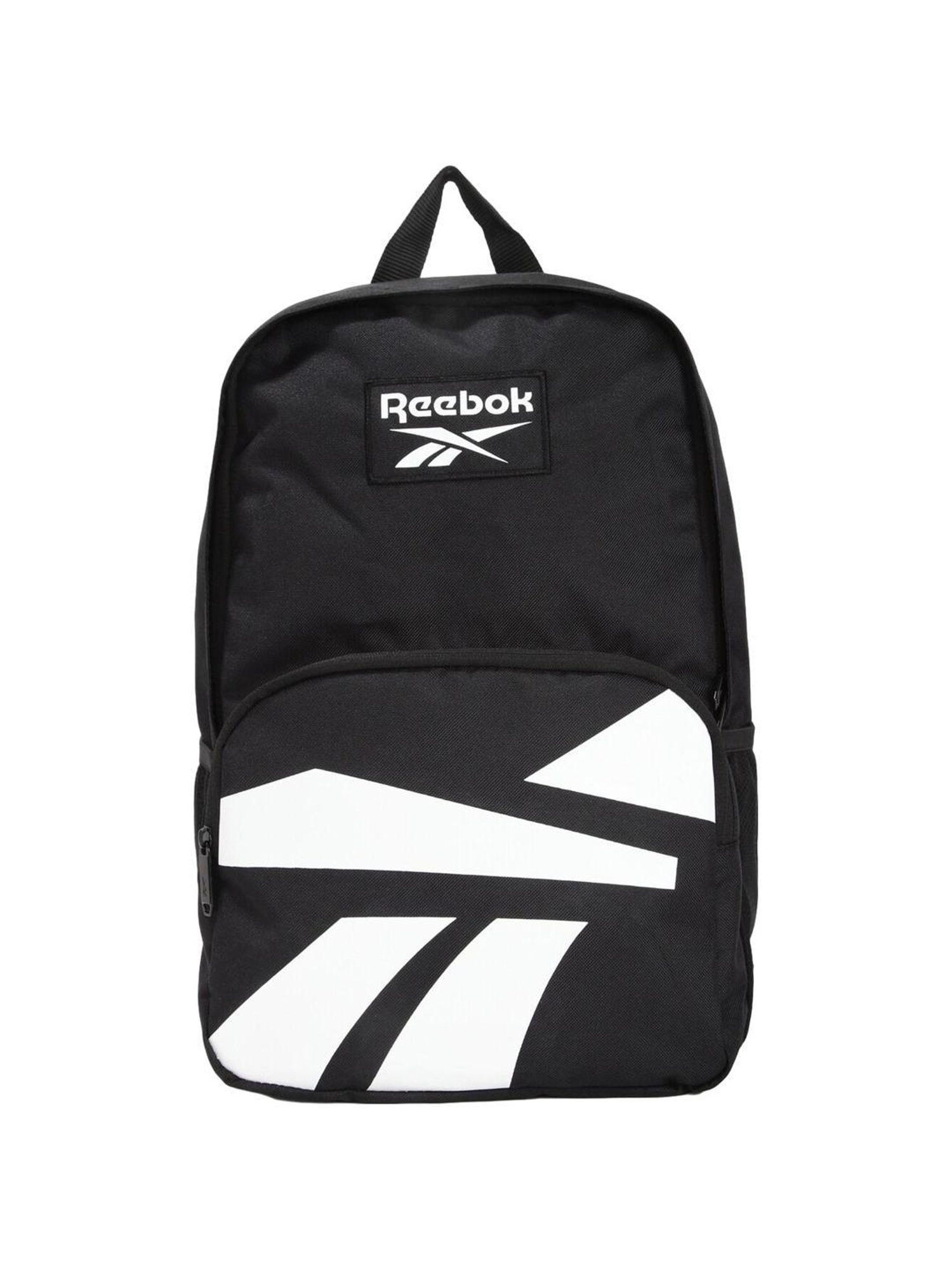 Reebok All Purpose Black Polyester Solid Backpack - 25 Ltrs