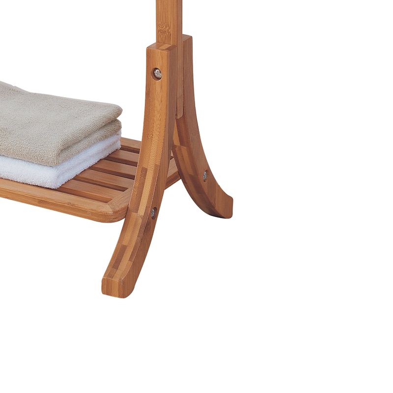 Three Bar Bamboo Towel Rack Natural - Neu Home