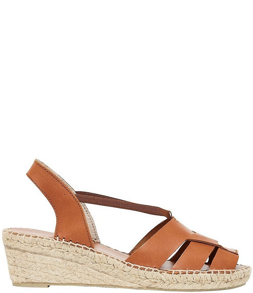 Andre Assous Dorit Leather Espadrille Sandals