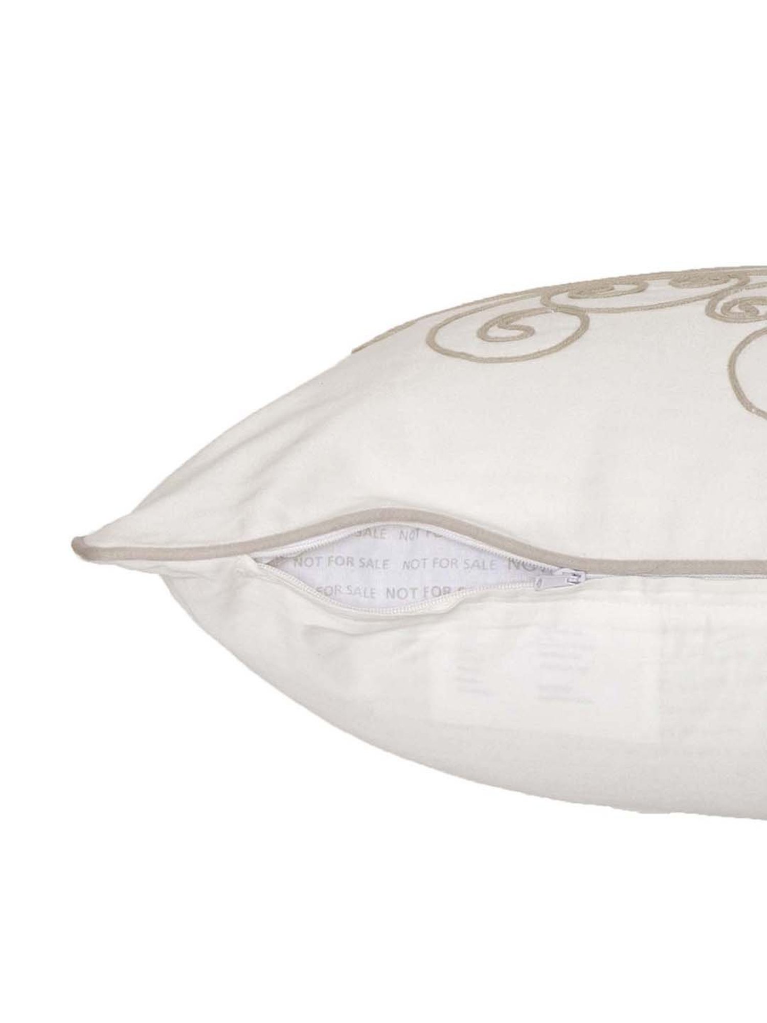 Maspar Unravelled Neutral 100% Cotton Cushion Cover