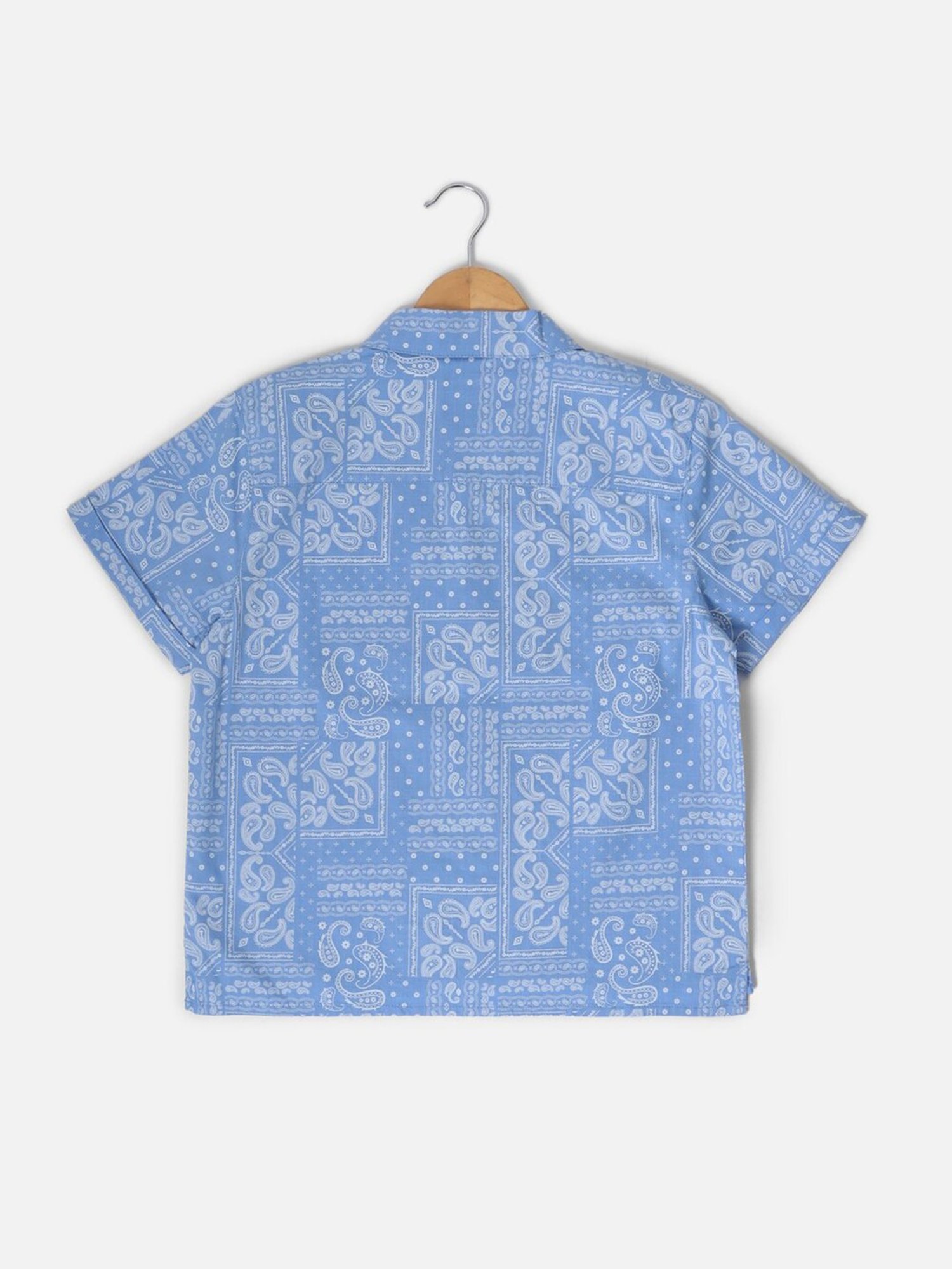 Allen Solly Junior Blue Printed Shirt