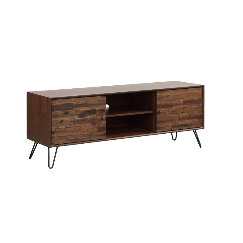60" Jasper TV Stand Dark Brown - Summerland Home