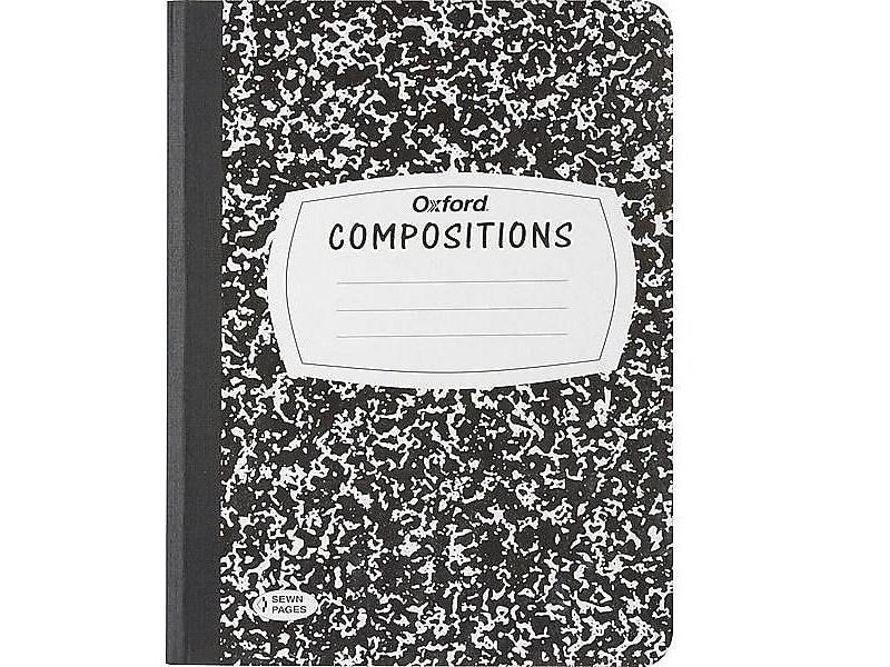 Oxford Composition Notebook 7.5" x 9.75" Wide Ruled 120 Sheets 532986