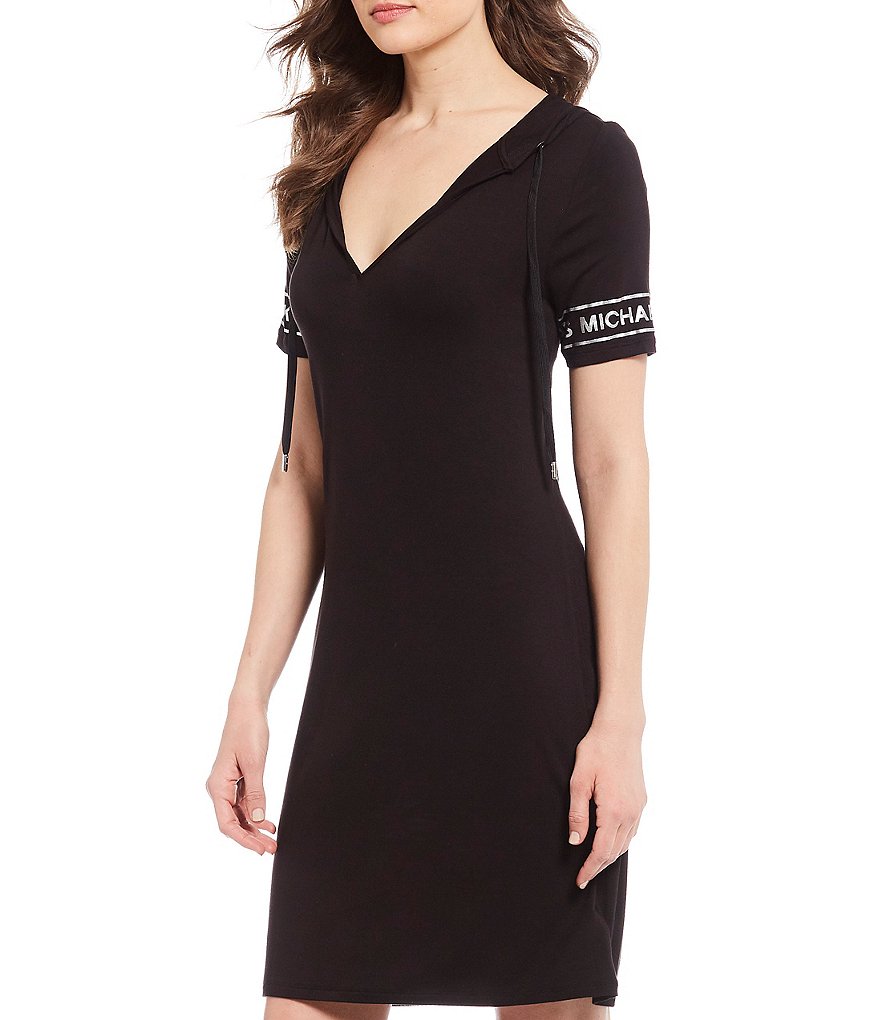 Anne Klein Sport Carlita Jewel Neck Sleeveless Midi Shift Tank Dress