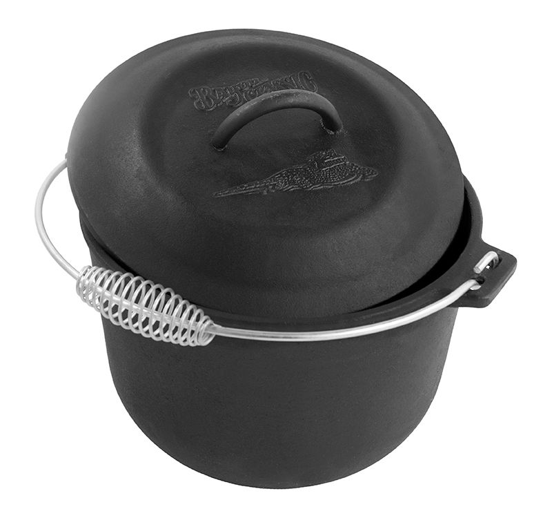 Bayou Classic Cast Iron 6qt Cast Iron Soup Pot