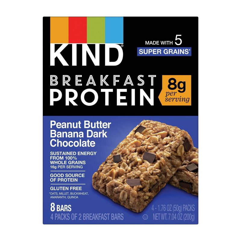 KIND Peanut Butter Banana Dark Chocolate Protein Bars - 4ct