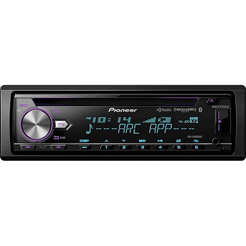 DEHX8800BHS CD Receiver with MIXTRAX Bluetooth HD Radio and SiriusXM Ready