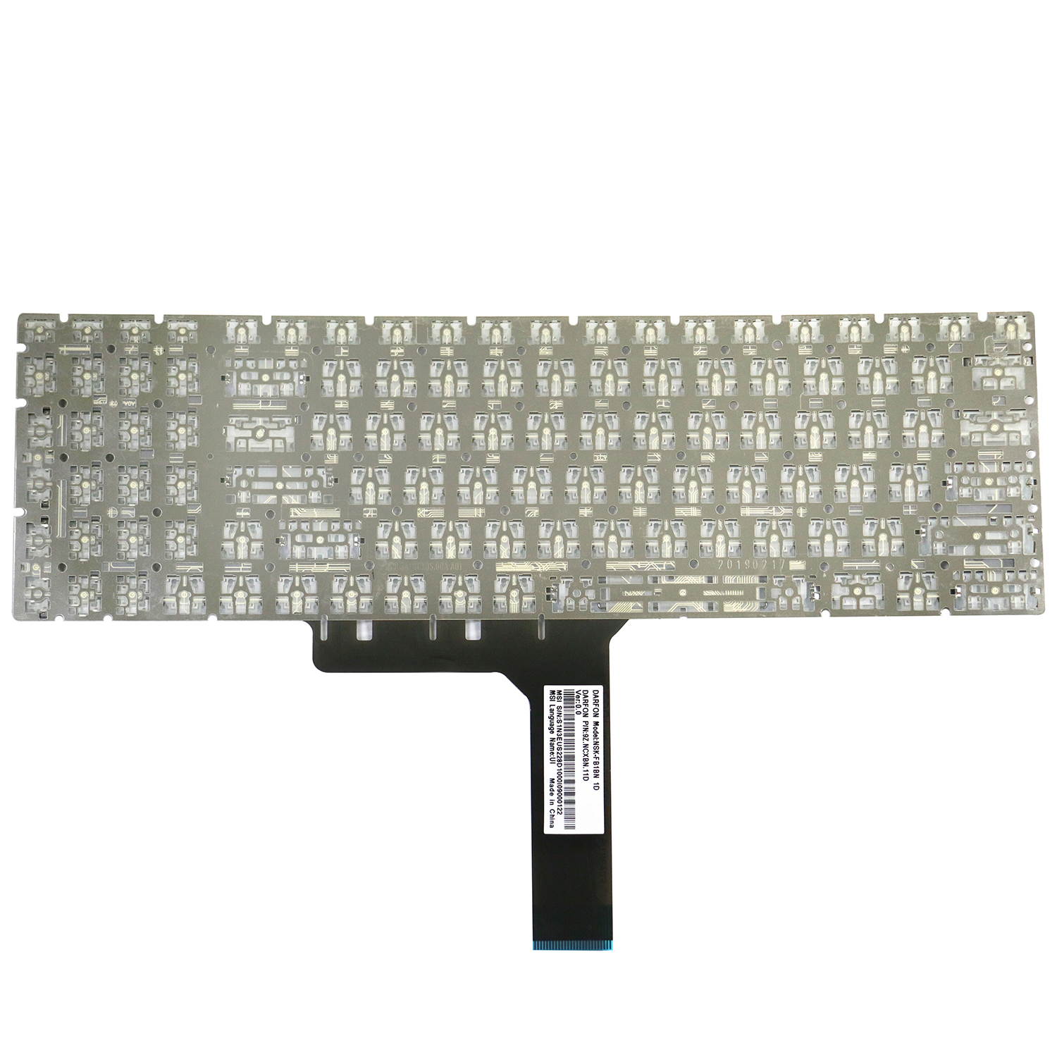 AUTENS Replacement US RGB Backlight Keyboard for MSI GS60 GS63 GS63VR GS70 GS72 GT62 GT62VR GT72 GT73VR GE62 GE62VR GE63 GE72 GE73 GE73VR PE60 PE62 PE70 GL62 GL72 GP62 GP72 WS60 WS70 WS72 Laptop
