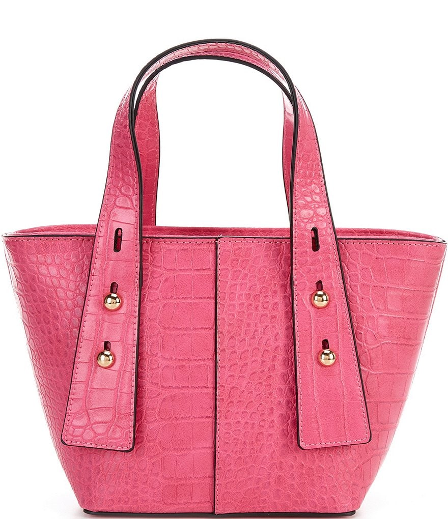 Kate Landry Croco Tab Satchel Bag