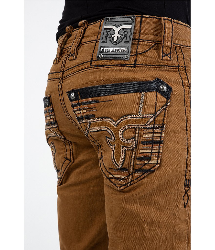 Rock Revival Kliner A210 Straight-Fit Denim Jeans